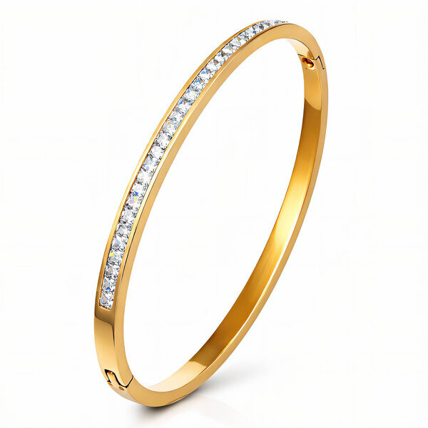 PVD Gold-Plated Stainless Steel Bracelet - Intensity