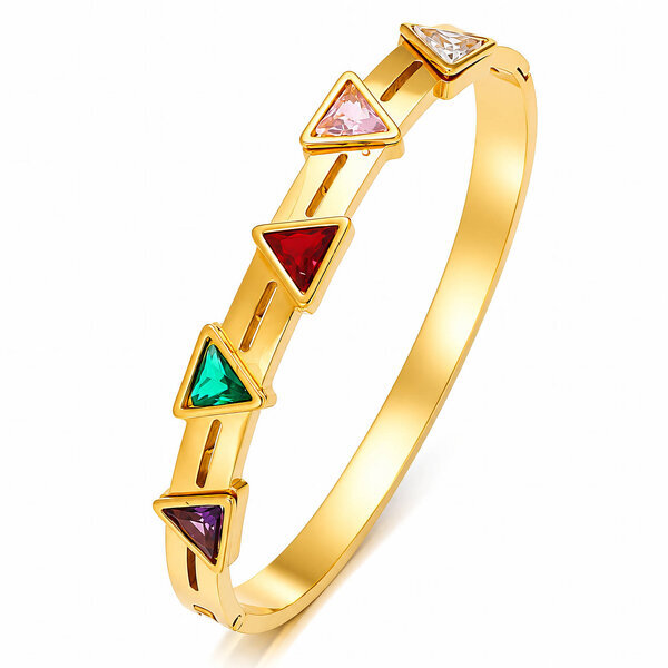 PVD Gold-Plated Stainless Steel Bracelet - Intensity