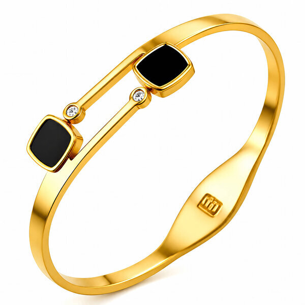 PVD Gold-Plated Stainless Steel Bracelet - Intensity