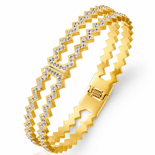 PVD Gold-Plated Stainless Steel Bracelet - Intensity