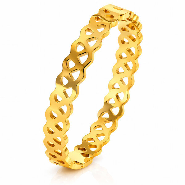 PVD Gold-Plated Stainless Steel Bracelet - Intensity