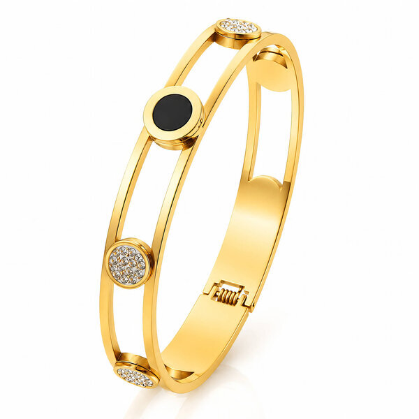 PVD Gold-Plated Stainless Steel Bracelet - Intensity