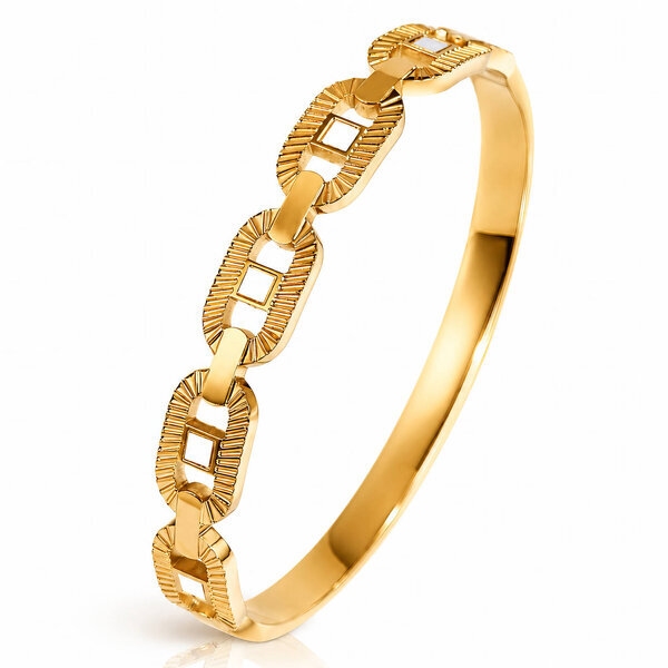 PVD Gold-Plated Stainless Steel Bracelet - Intensity