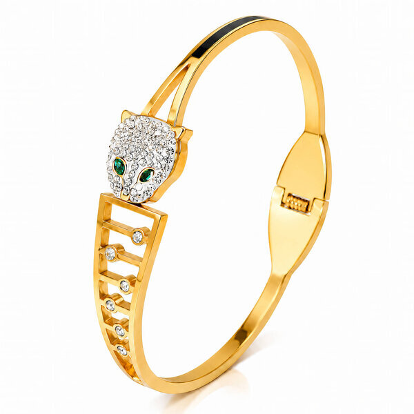 PVD Gold-Plated Stainless Steel Bracelet - Intensity