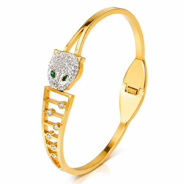 PVD Gold-Plated Stainless Steel Bracelet - Intensity