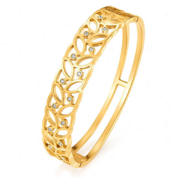 PVD Gold-Plated Stainless Steel Bracelet - Intensity