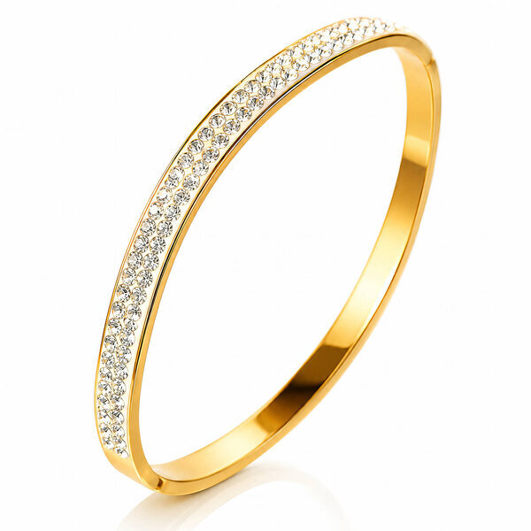 PVD Gold-Plated Stainless Steel Bracelet - Intensity