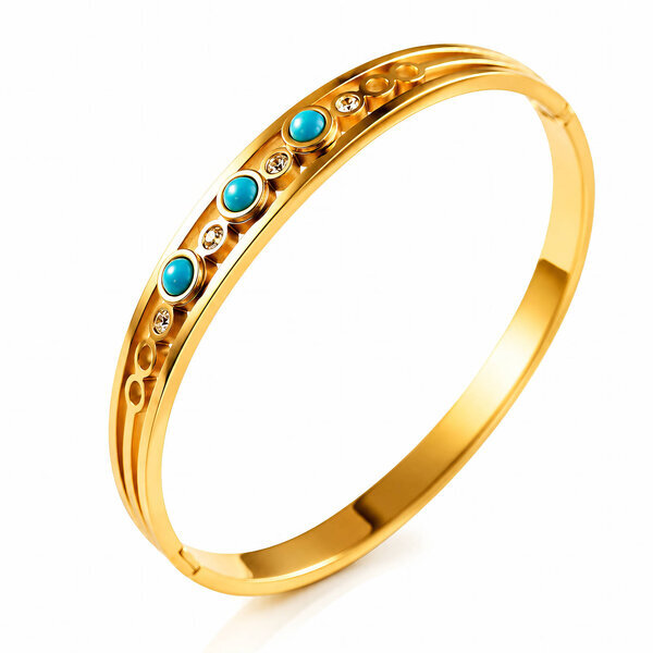 PVD Gold-Plated Stainless Steel Bracelet - Intensity