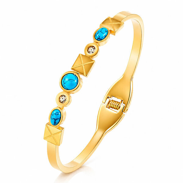 PVD Gold-Plated Stainless Steel Bracelet - Intensity