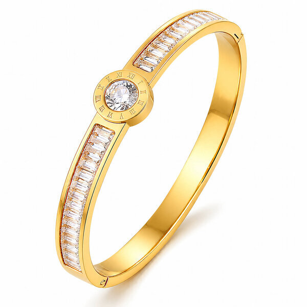 PVD Gold-Plated Stainless Steel Bracelet - Intensity