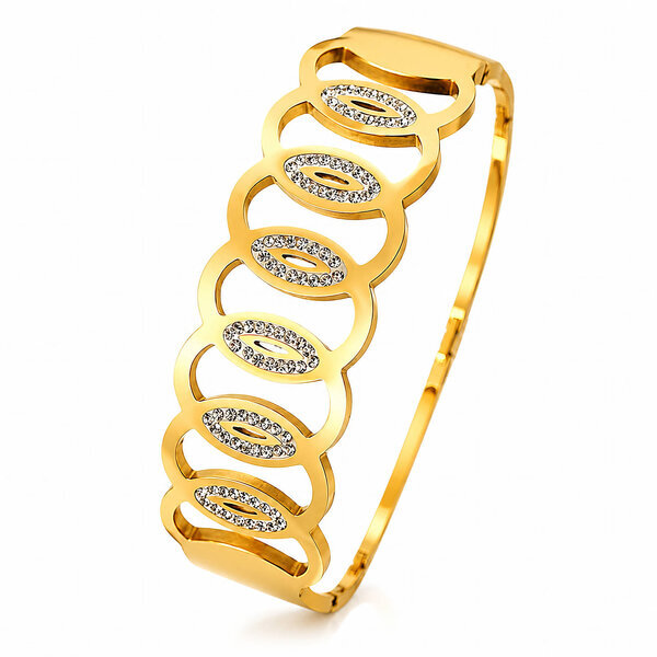 PVD Gold-Plated Stainless Steel Bracelet - Intensity