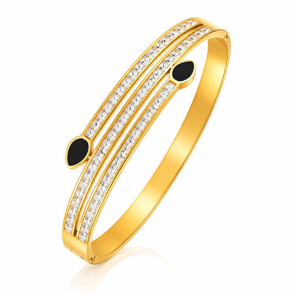 PVD Gold-Plated Stainless Steel Bracelet - Intensity