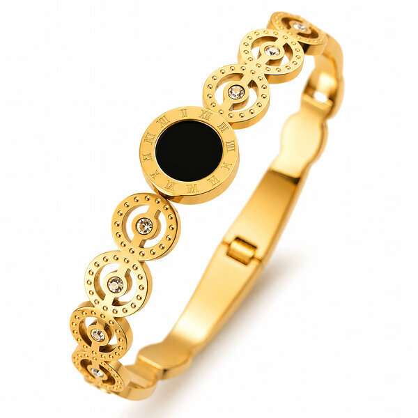 PVD Gold-Plated Stainless Steel Bracelet - Intensity