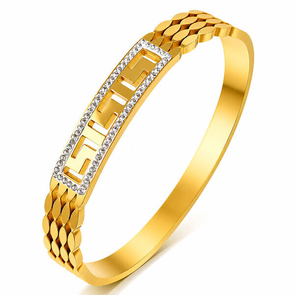 PVD Gold-Plated Stainless Steel Bracelet - Intensity
