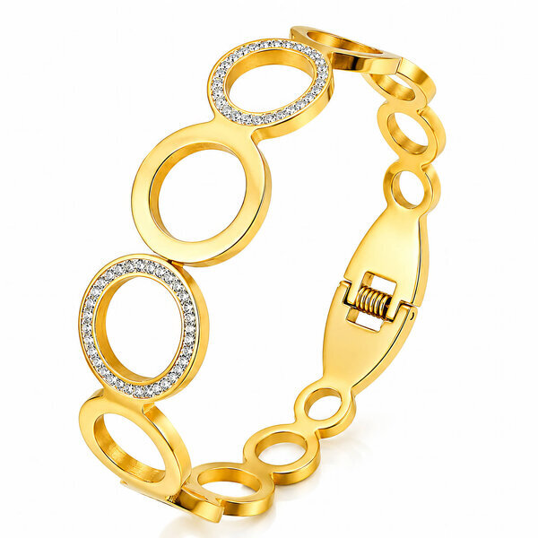 PVD Gold-Plated Stainless Steel Bracelet - Intensity