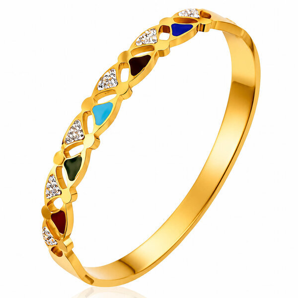 PVD Gold-Plated Stainless Steel Bracelet - Intensity