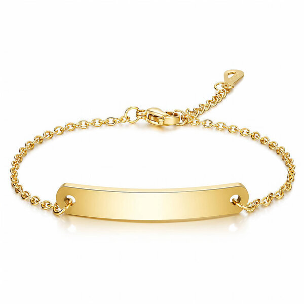 PVD Gold-Plated Stainless Steel Bracelet - Intensity