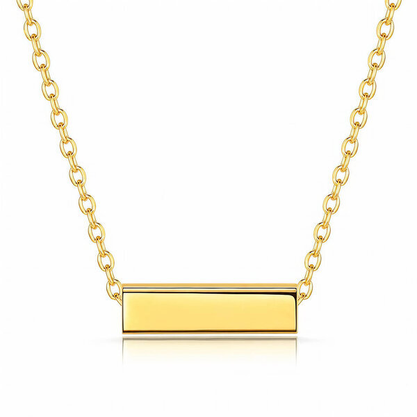 PVD Gold-Plated Stainless Steel Necklace - Intensity