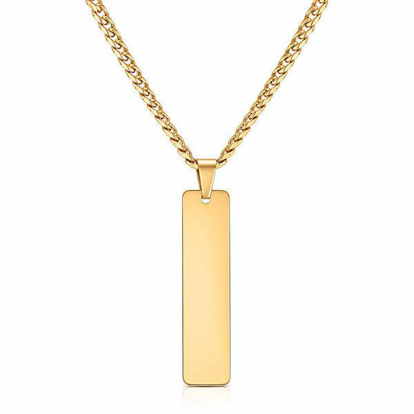 PVD Gold-Plated Stainless Steel Necklace - Intensity
