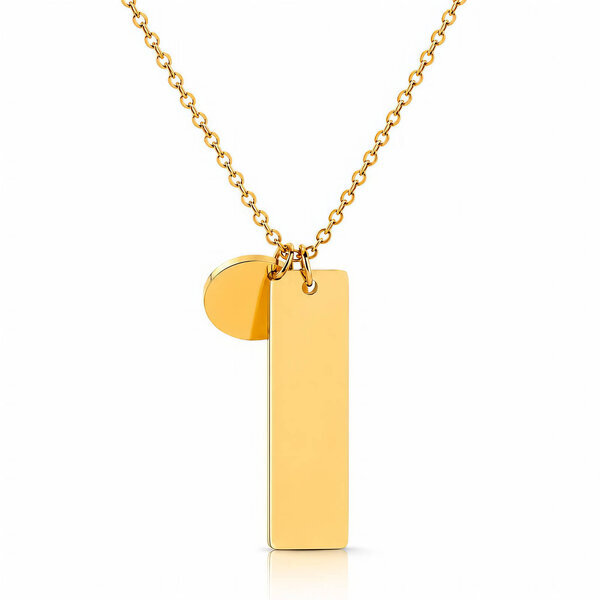 PVD Gold-Plated Stainless Steel Necklace - Intensity