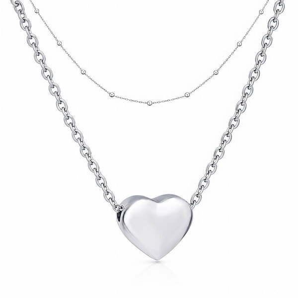 "Heart" Stainless Steel Necklace - Intensity