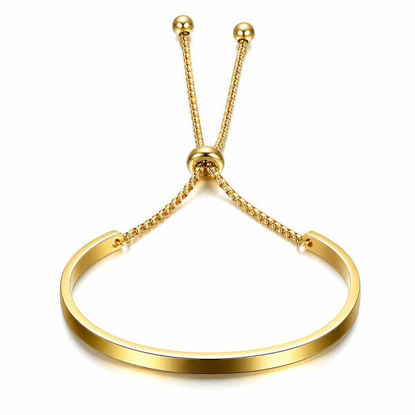 PVD Gold-Plated Stainless Steel Bracelet - Intensity