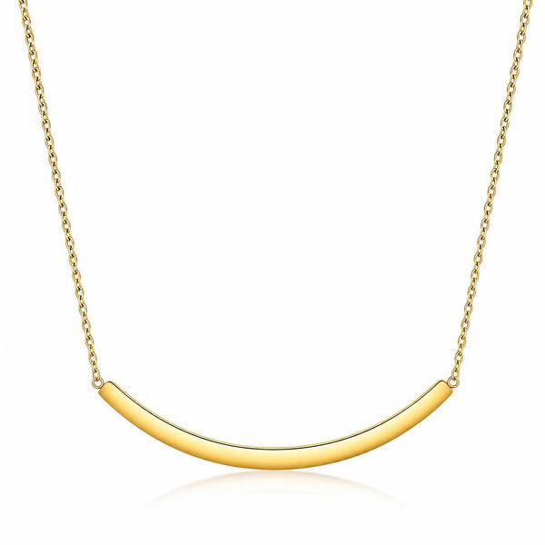 PVD Gold-Plated Stainless Steel Necklace - Intensity