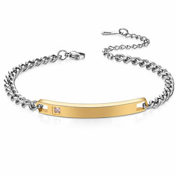 PVD Gold-Plated Stainless Steel Bracelet - Intensity