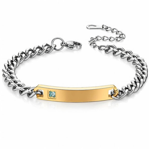 PVD Gold-Plated Stainless Steel Bracelet - Intensity
