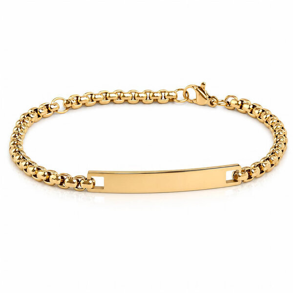 PVD Gold-Plated Stainless Steel Bracelet - Intensity