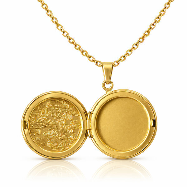 "Flower Meadow" PVD Gold-Plated Steel Necklace - Intensity