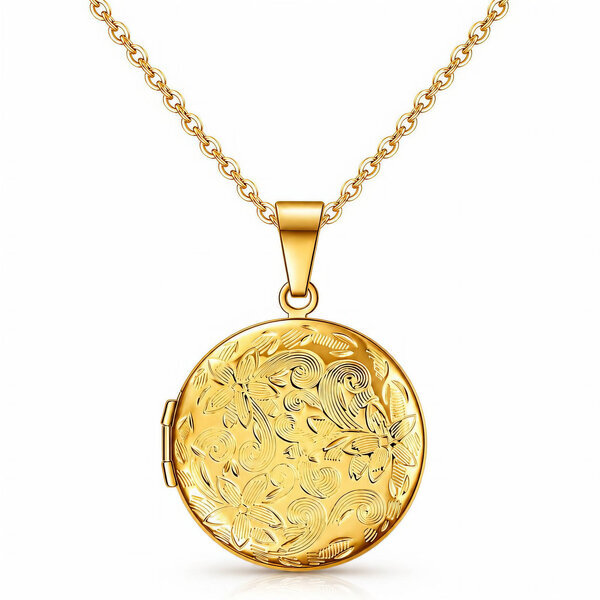 "Flower Meadow" PVD Gold-Plated Stainless Steel Necklace - Intensity