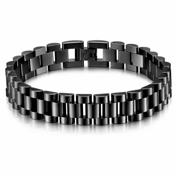 Men's Black PVD (TiCN) Stainless Steel Bracelet - Prime Code