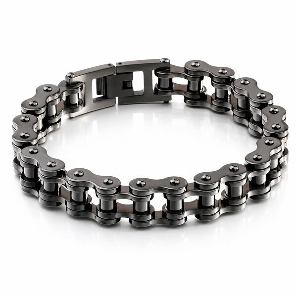 Men's Black PVD (TiCN) Stainless Steel Bracelet - Prime Code