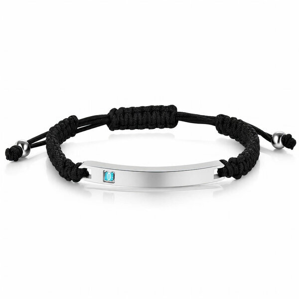 Engraving-ready Men's Stainless Steel Bracelet - Prime Code