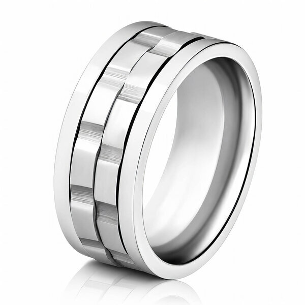 Men's Stainless Steel Ring - Prime Code