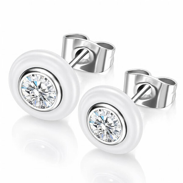 Men's Ceramic Earrings - Prime Code