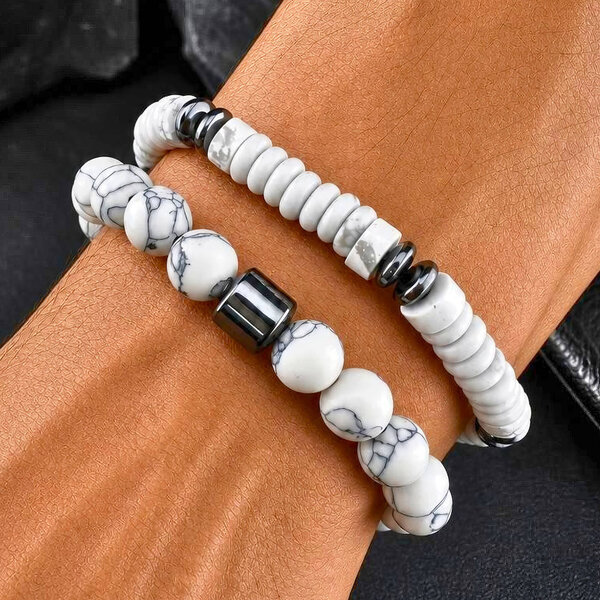 Men's Natural Stone Bracelet - Prime Code