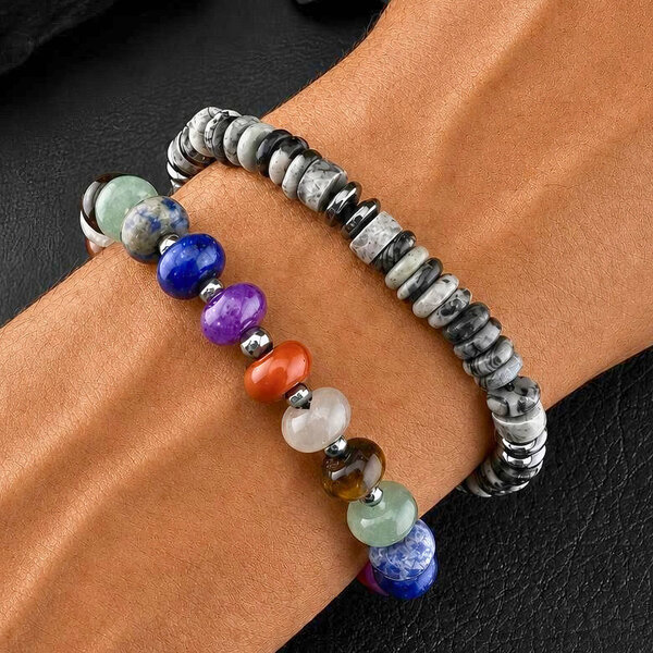 Men's Natural Stone Bracelet - Prime Code