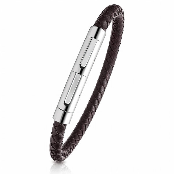 Men's Leather Bracelet - Prime Code