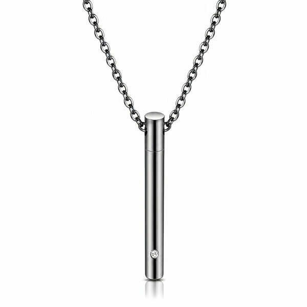 Men's Black PVD (TiCN) Stainless Steel Necklace - Prime Code