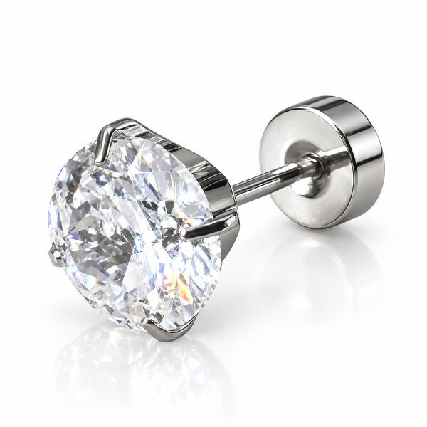 Stainless Steel Single Earring - Ear Stack