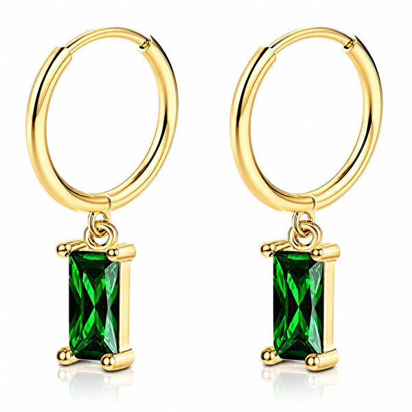 PVD Gold-Plated Stainless Steel Earrings - Ear Stack