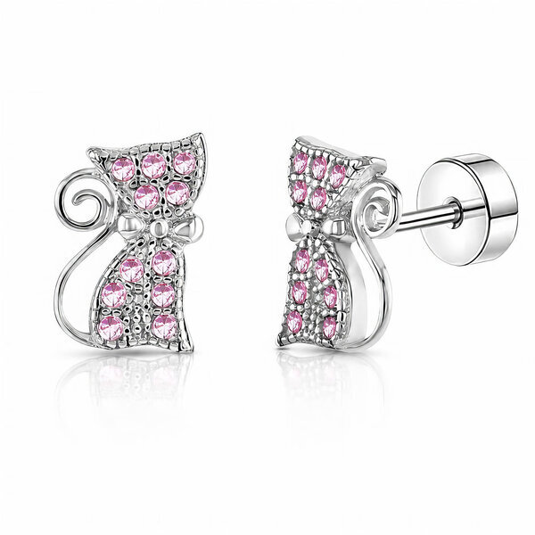 "Cat" Stainless Steel Earrings - Ear Stack