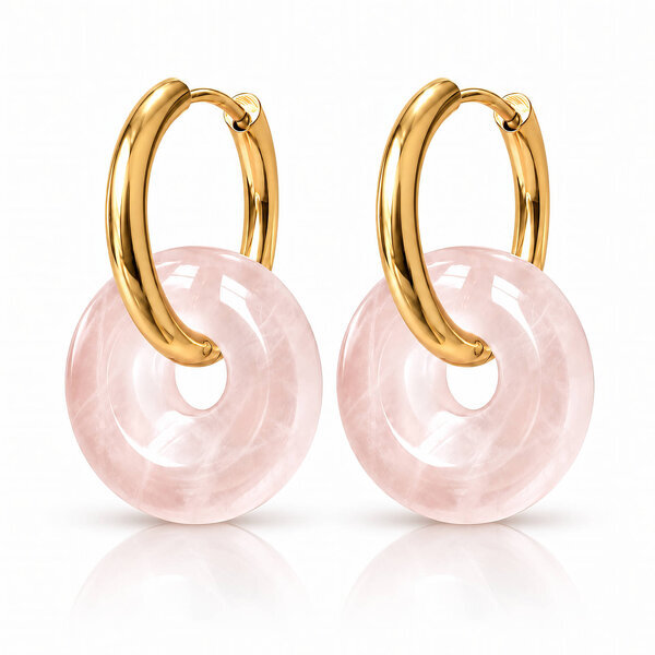 PVD Gold-Plated Stainless Steel Earrings - Bubble Pop