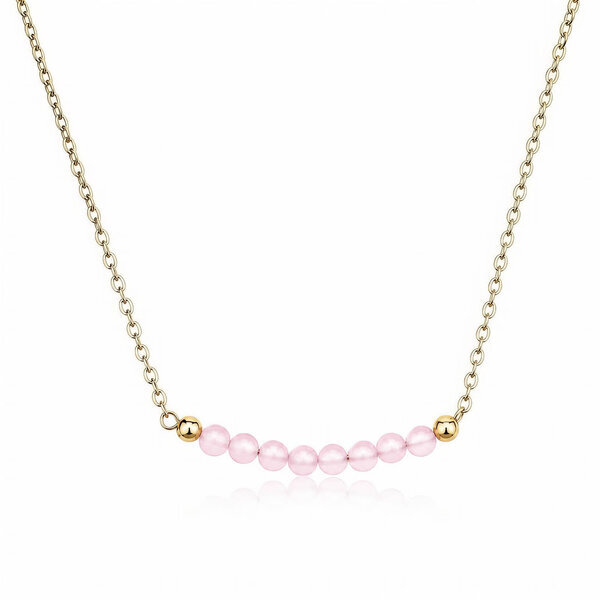 PVD Gold-Plated Stainless Steel Necklace - Bubble Pop
