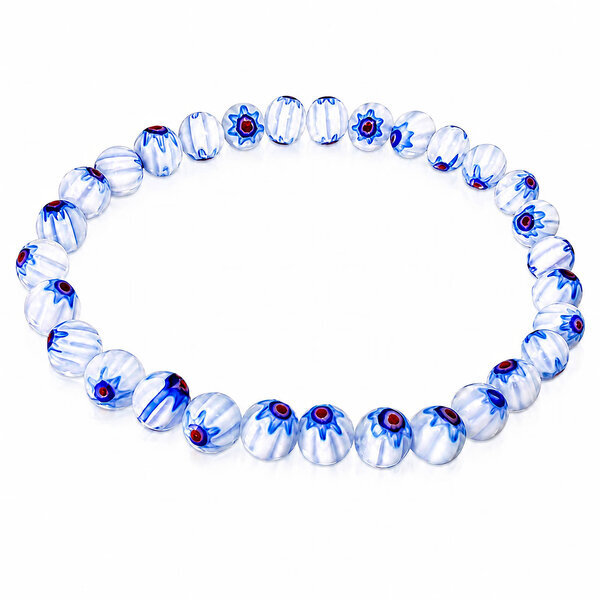 "Flower Meadow" Glass Bracelet - Bubble Pop