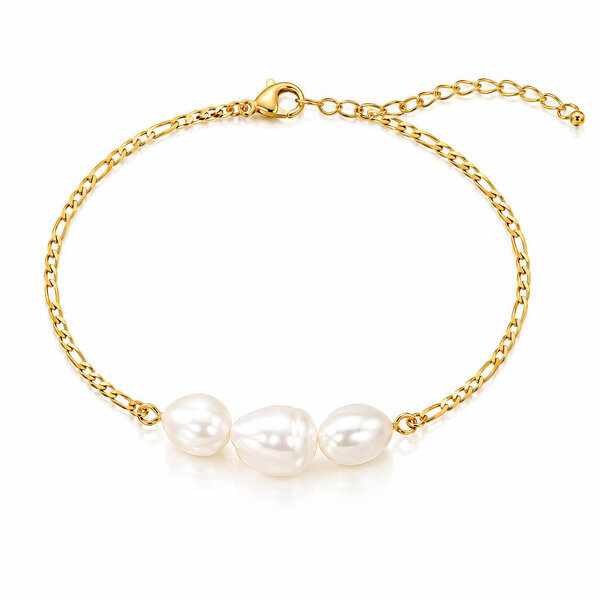 PVD Gold-Plated Stainless Steel Bracelet - Intensity