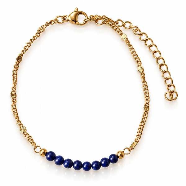 PVD Gold-Plated Stainless Steel Bracelet - Bubble Pop