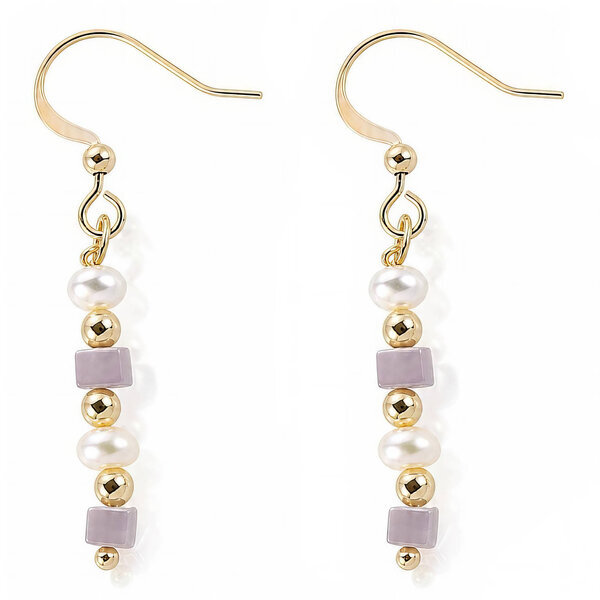 PVD Gold-Plated Stainless Steel Earrings - Bubble Pop